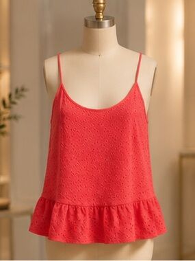 Lilly Pulitzer for Target Neon Pink Textured Blouse